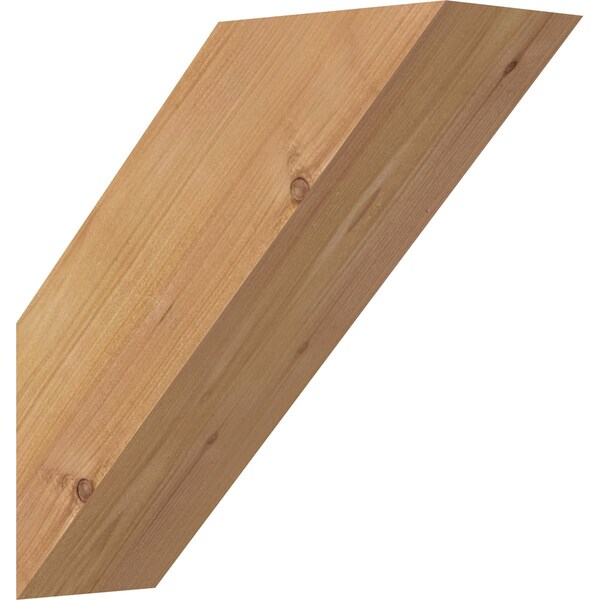 Ekena Millwork 3 1/2"W x 10"D x 10"H Traditional Smooth Knee Brace, Western Red Cedar BRC04X10X10TRA00SWR - main